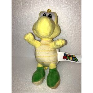 Super Mario KOOPA TROOPA Plush Toy Nintendo 2012 Goldie 8" Plush